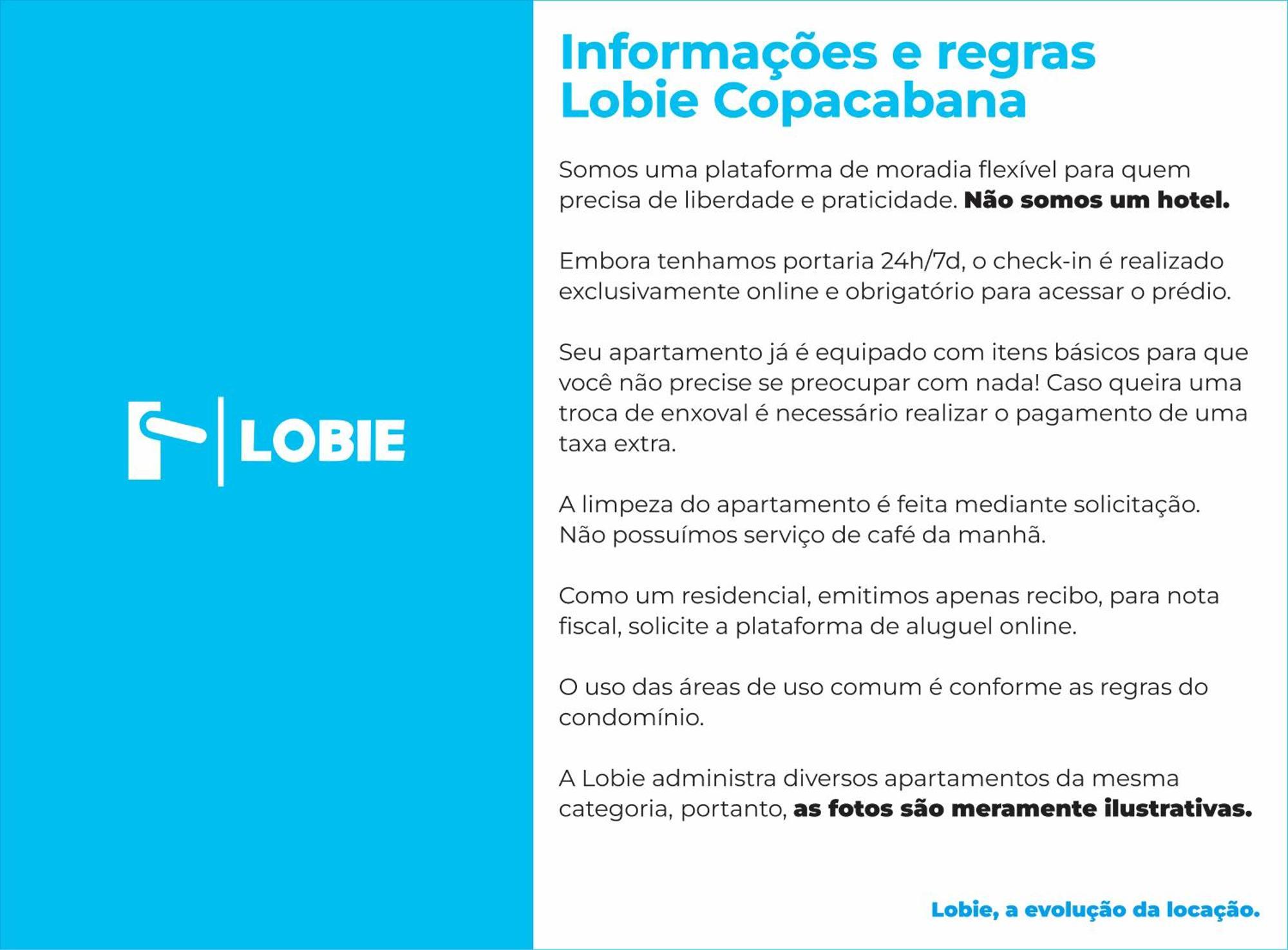 Lobie Copacabana Daire Rio de Janeiro Dış mekan fotoğraf